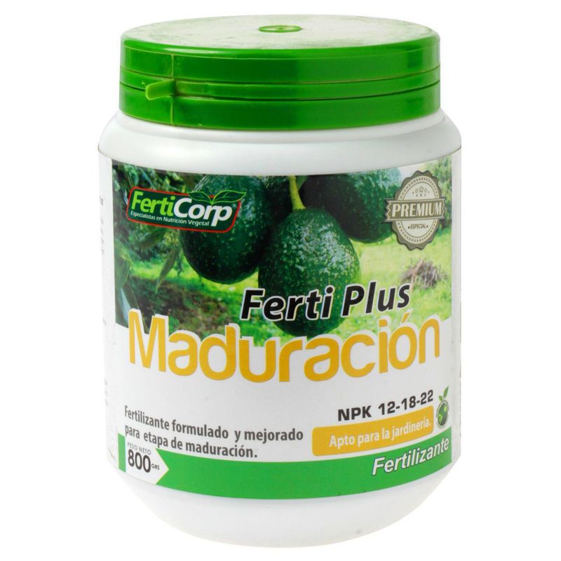 FERTICORP - Fertilizante Frutos en Maduración 800gr Nitrógeno, fosforo y potasio 11 cm14.5 cm11 cm