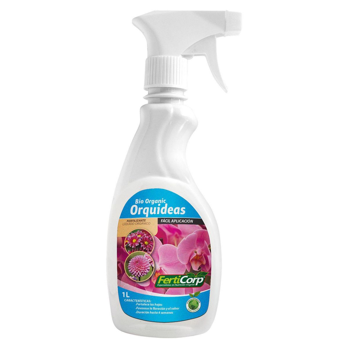 FERTICORP - Fertilizante Líquido Bio Organic Premium para Orquídeas 1L Líquido orgánico 8 cm28 cm8 cm