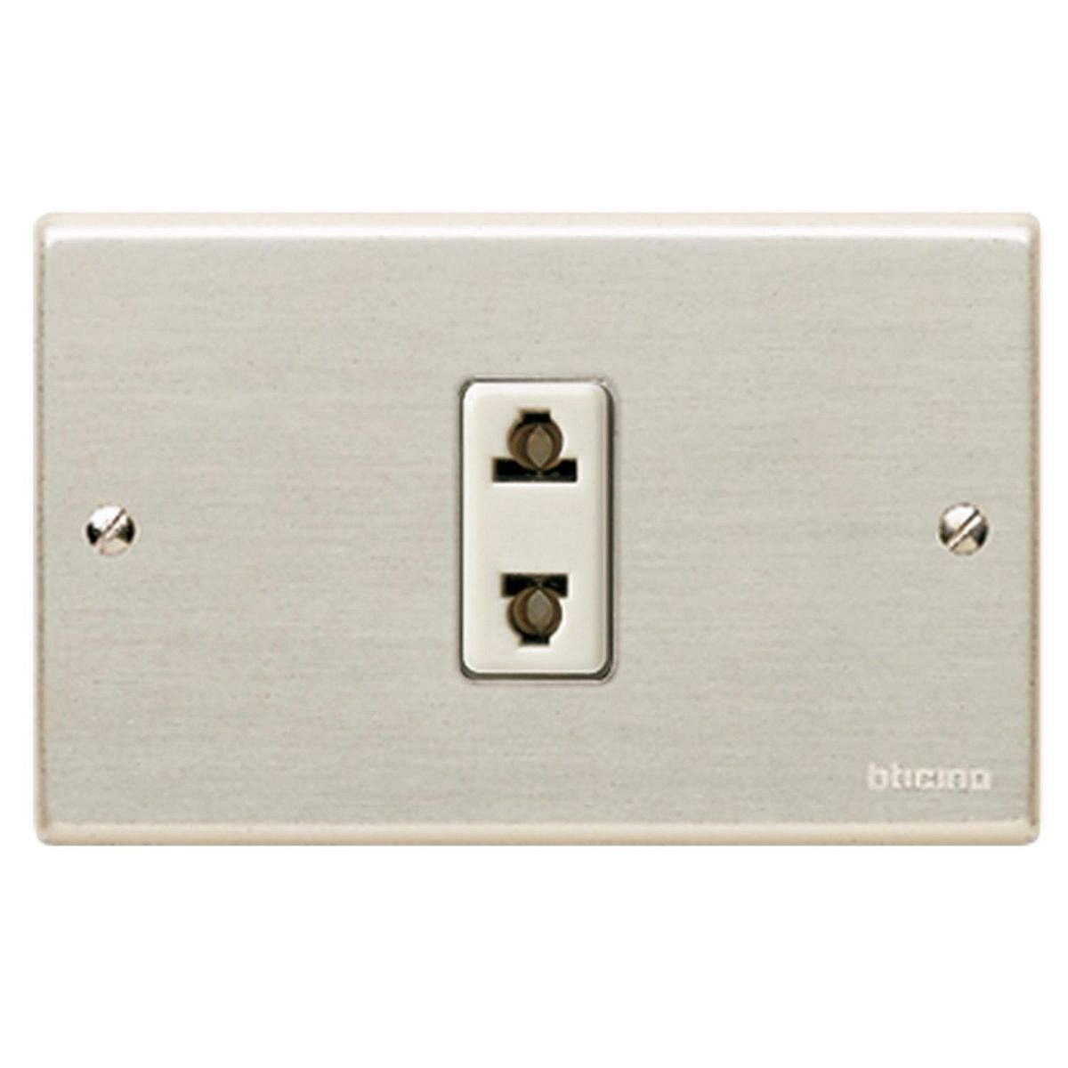 BTICINO - Tomacorriente Simple Magic Champagne