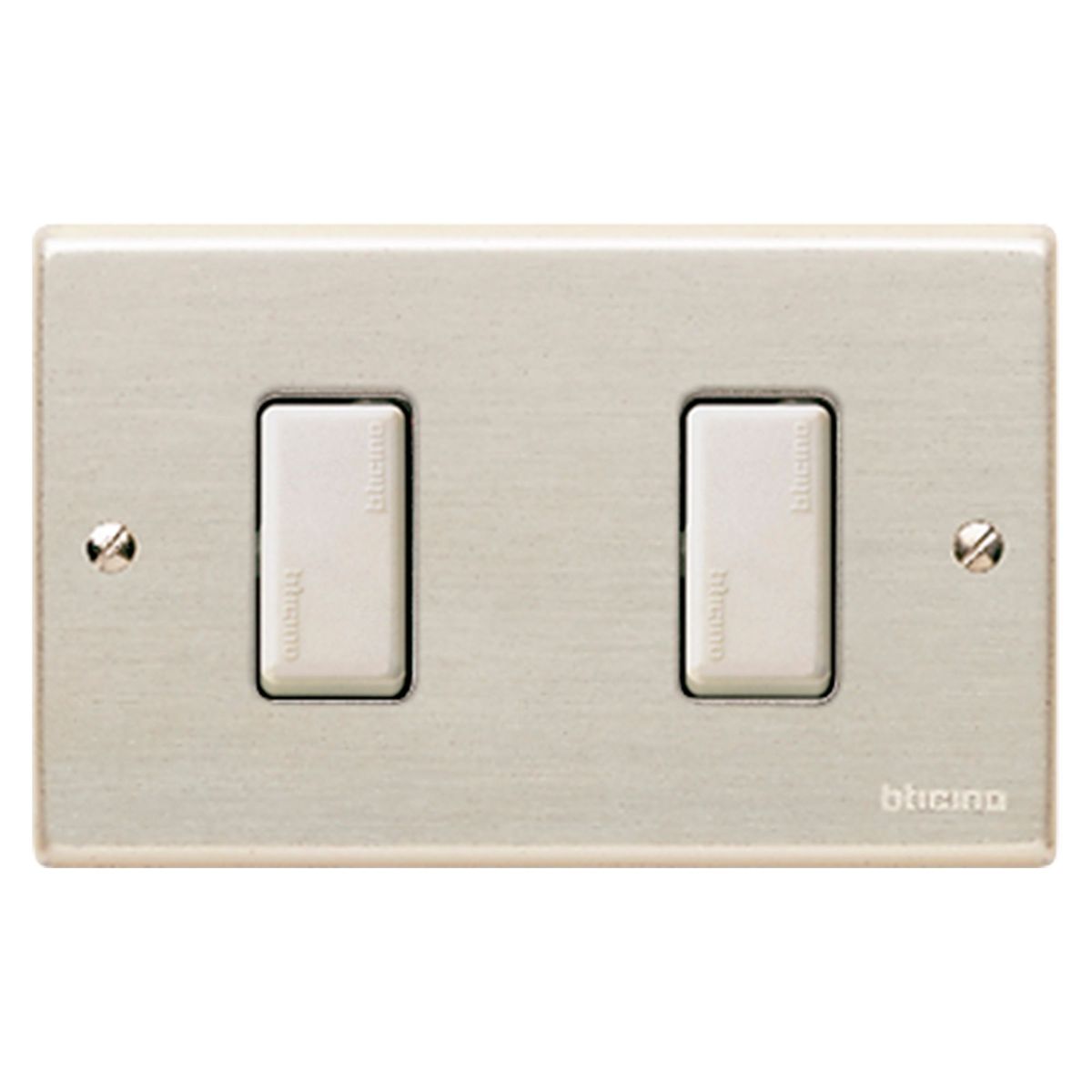 BTICINO - Interruptor Doble Bticino Magic Champagne