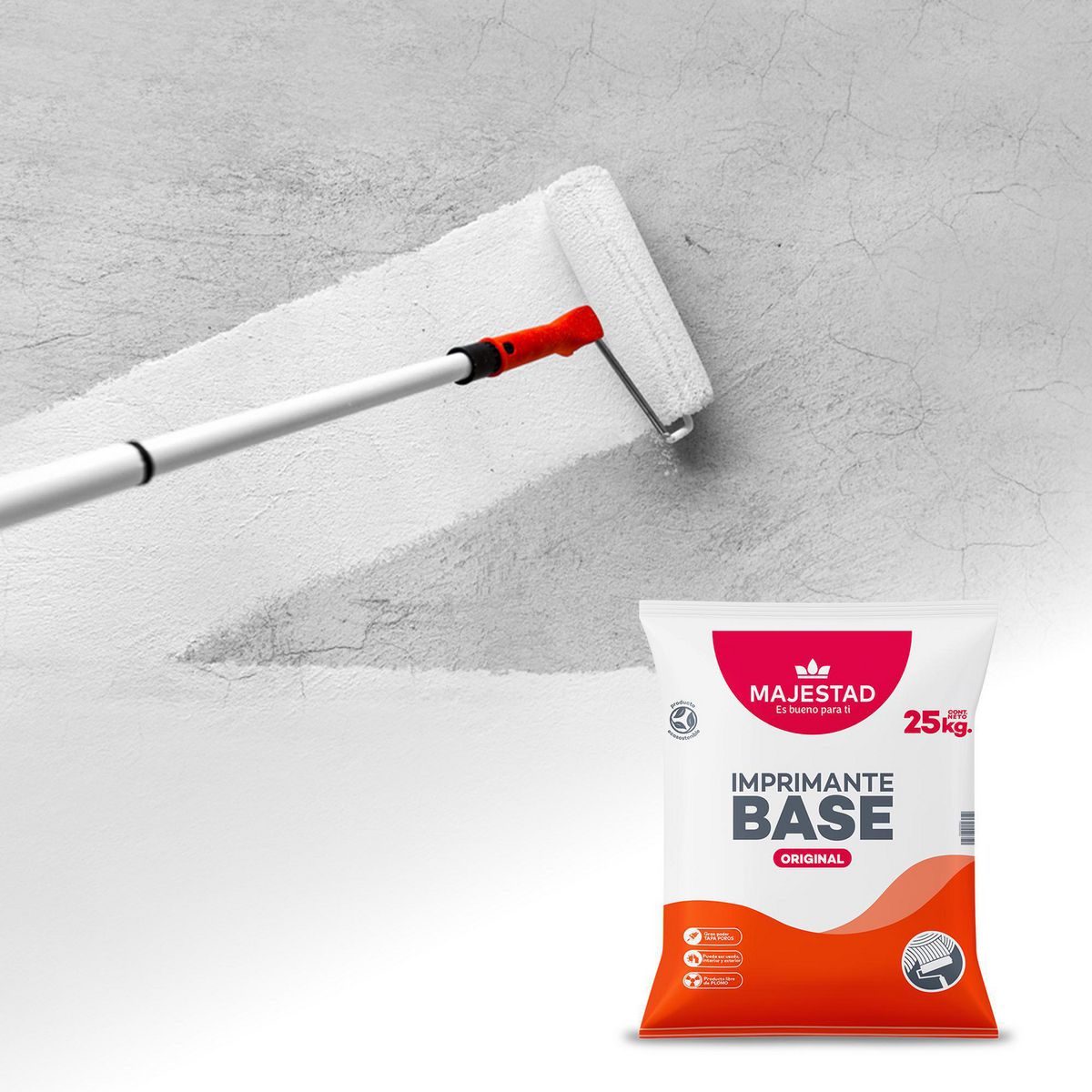 MAJESTAD - Base Imprimante blanco 25 Kilos