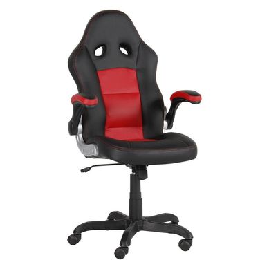 Silla de Escritorio giratoria Rojo/Negro