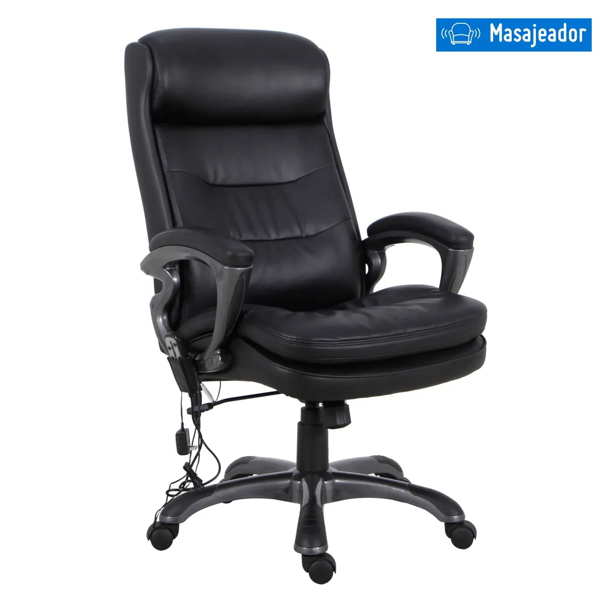 JUST HOME COLLECTION - Silla de Oficina Masajeadora Peruggia