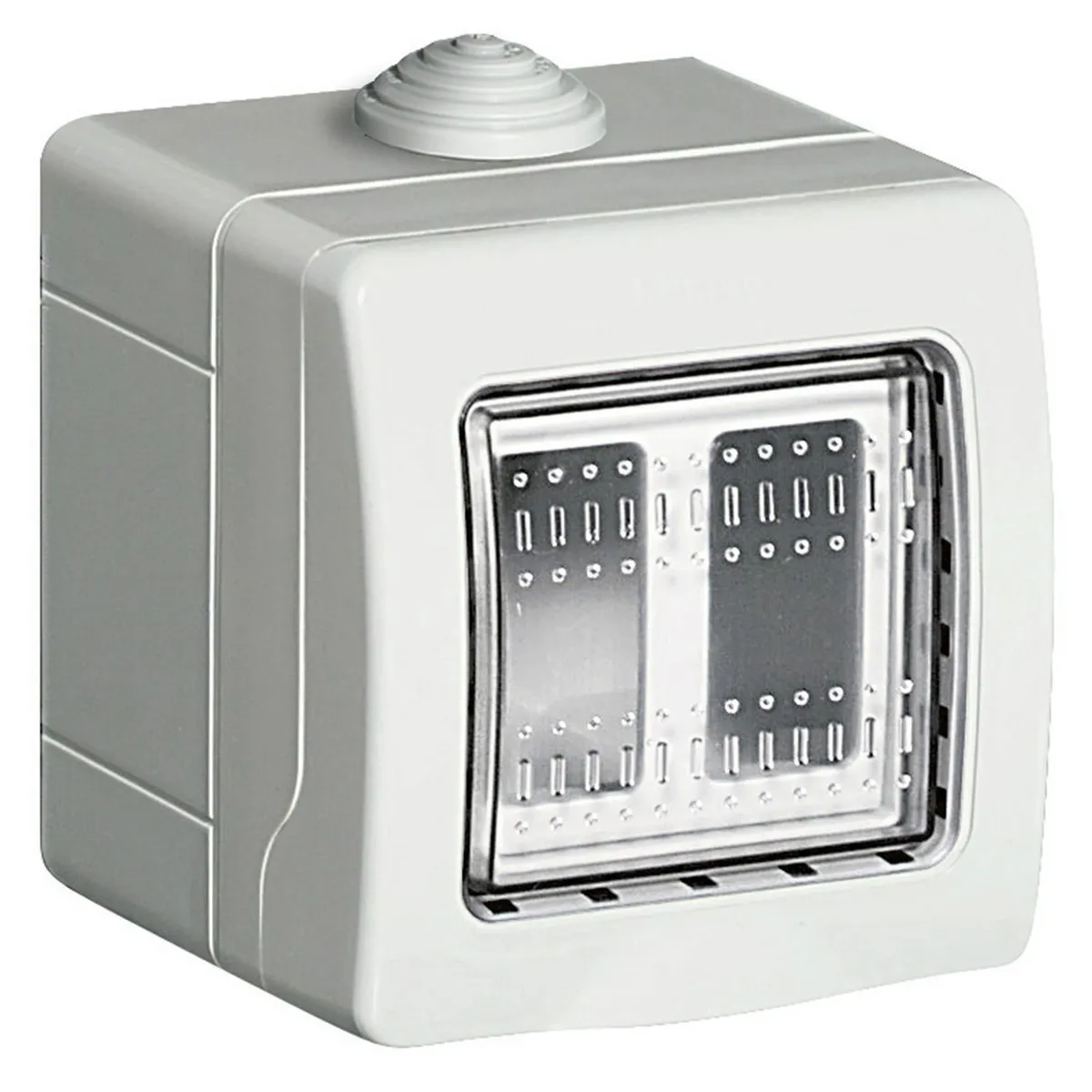 BTICINO - Caja Doble Idrobox Matix Blanco