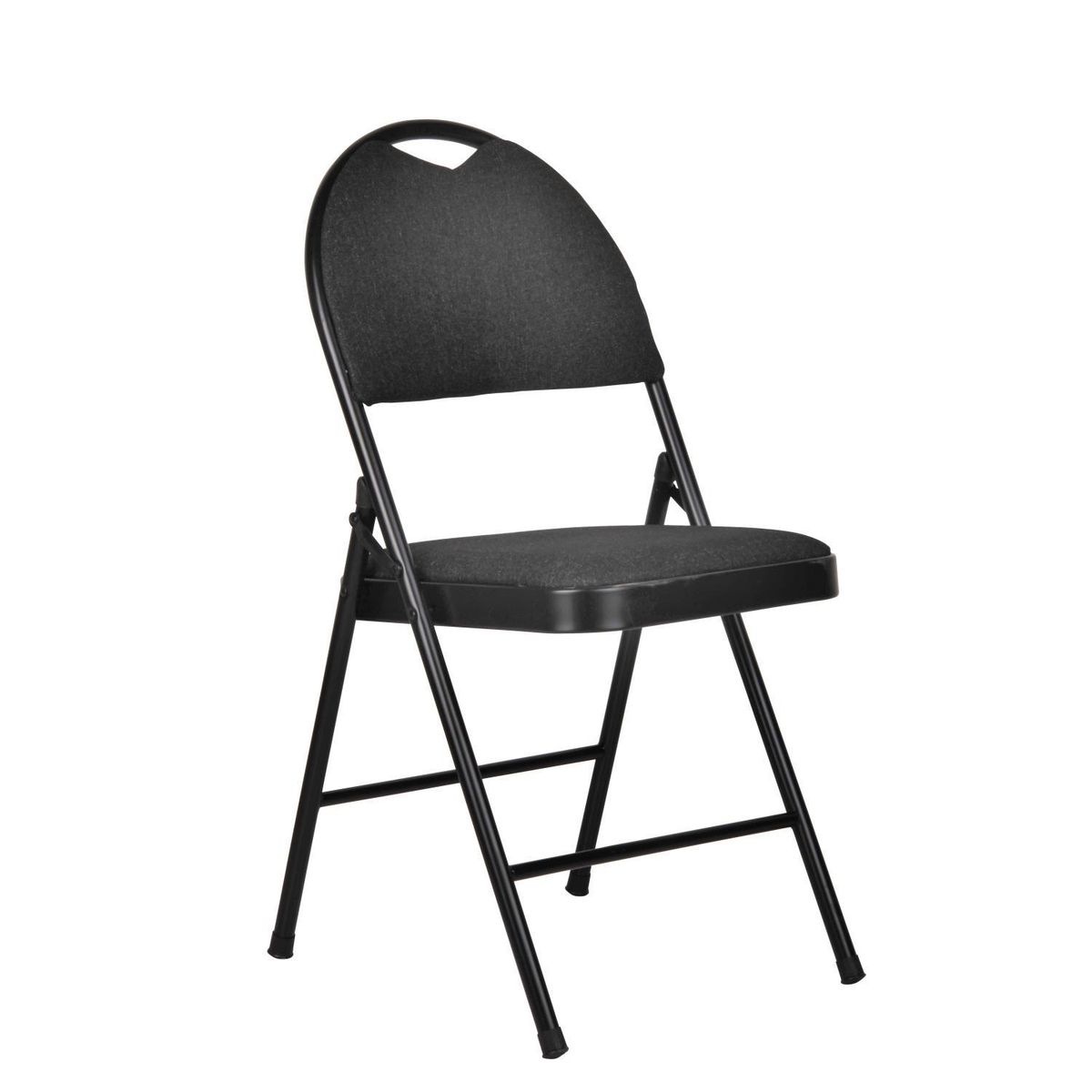 JUST HOME COLLECTION - Silla de Comedor plegable metal Cádiz Negro