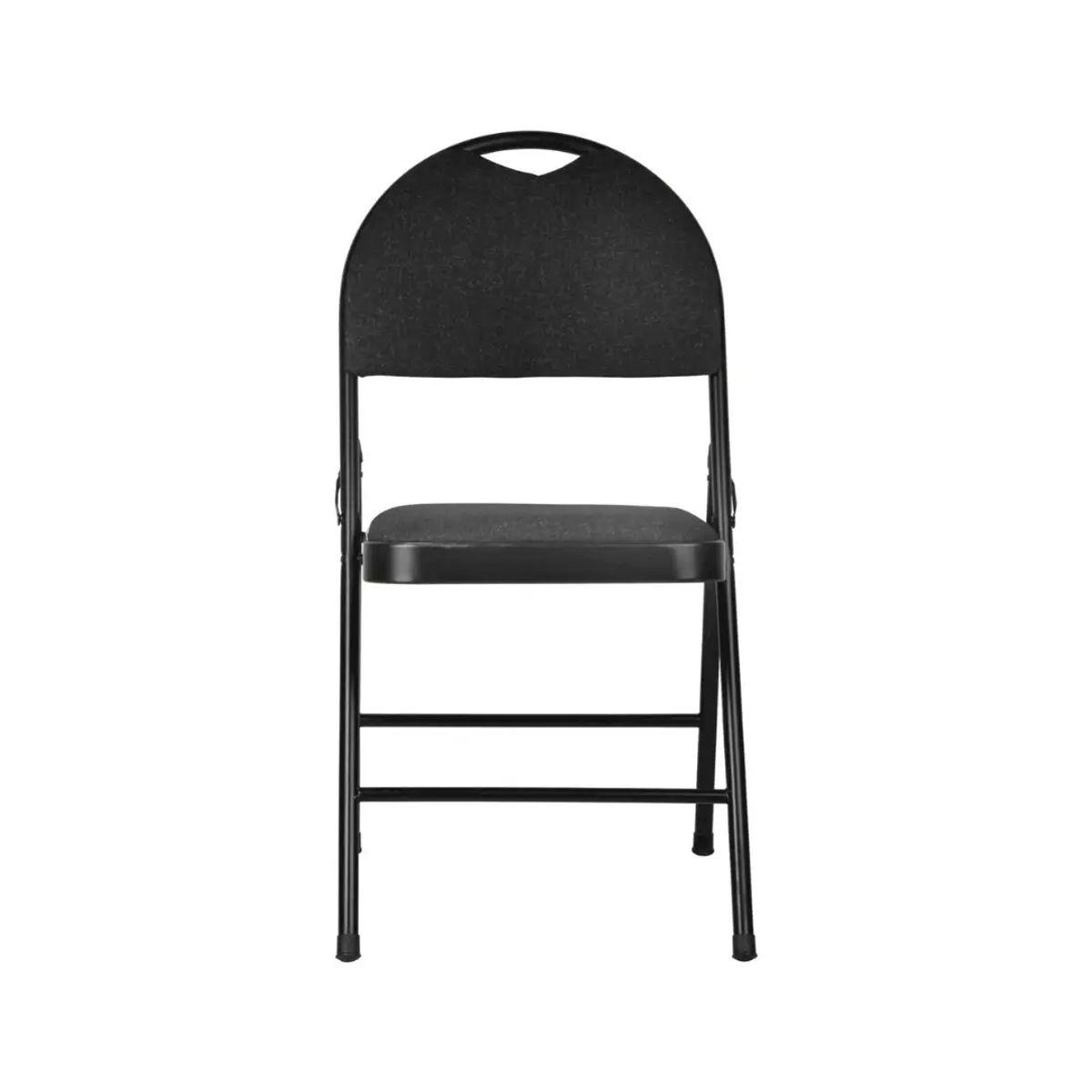 JUST HOME COLLECTION - Silla de Comedor plegable metal Cádiz Negro