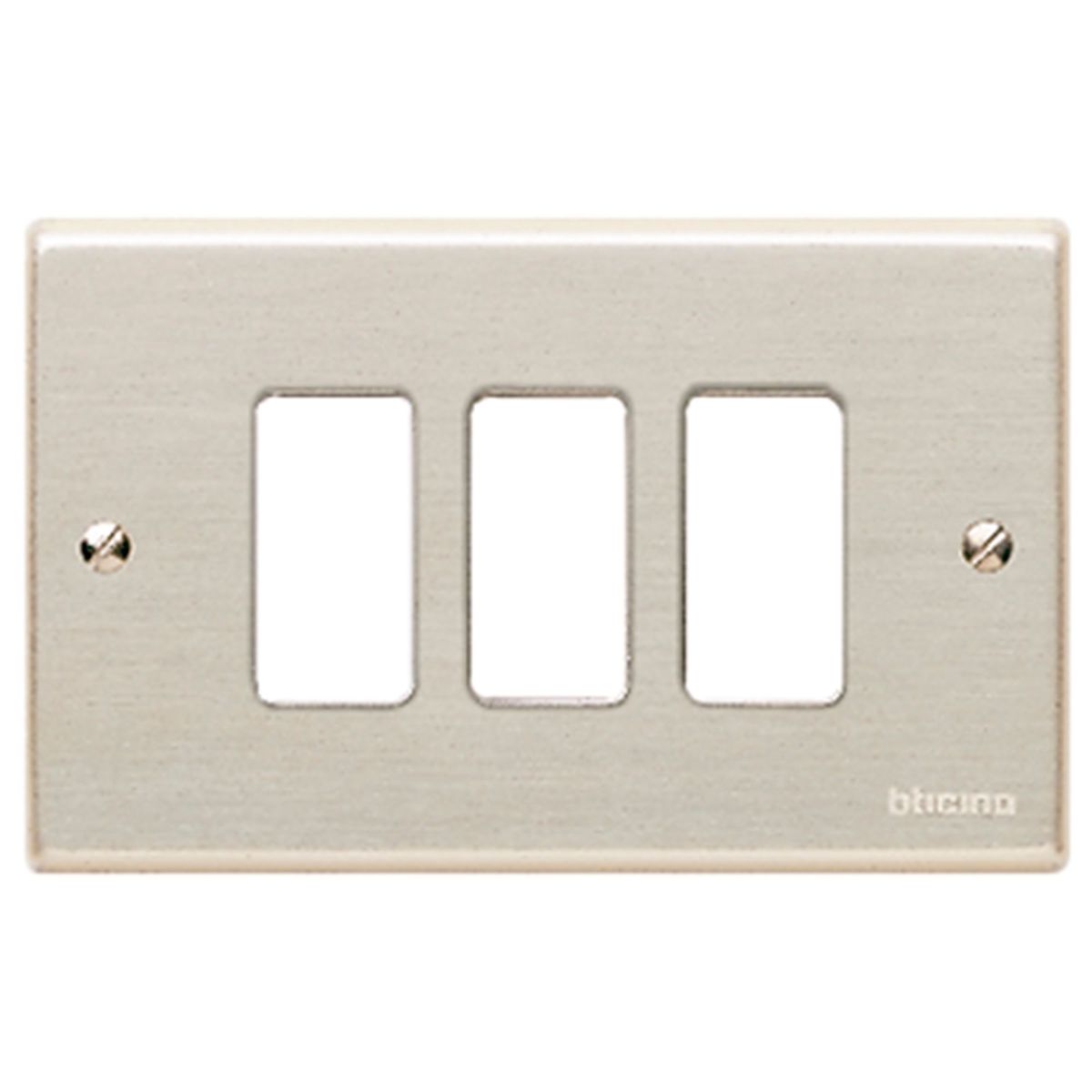 BTICINO - Placa Triple Magic Champagne