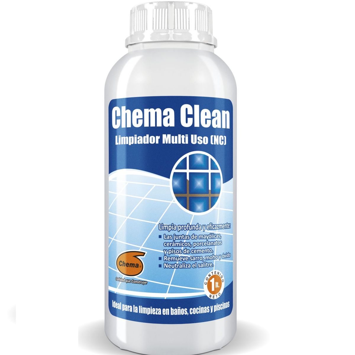CHEMA - Limpiador multiuso de baños, cocinas y piscinas 1 L