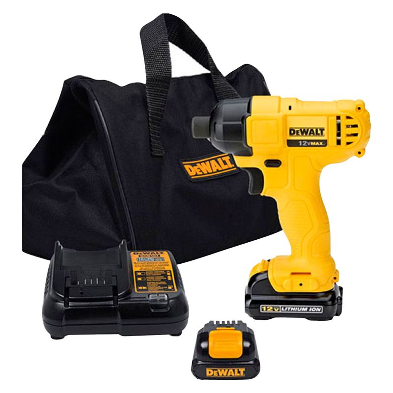 DEWALT - Atornillador de Impacto Inalambrico Dewalt 1/4" 12V DCF805C2 