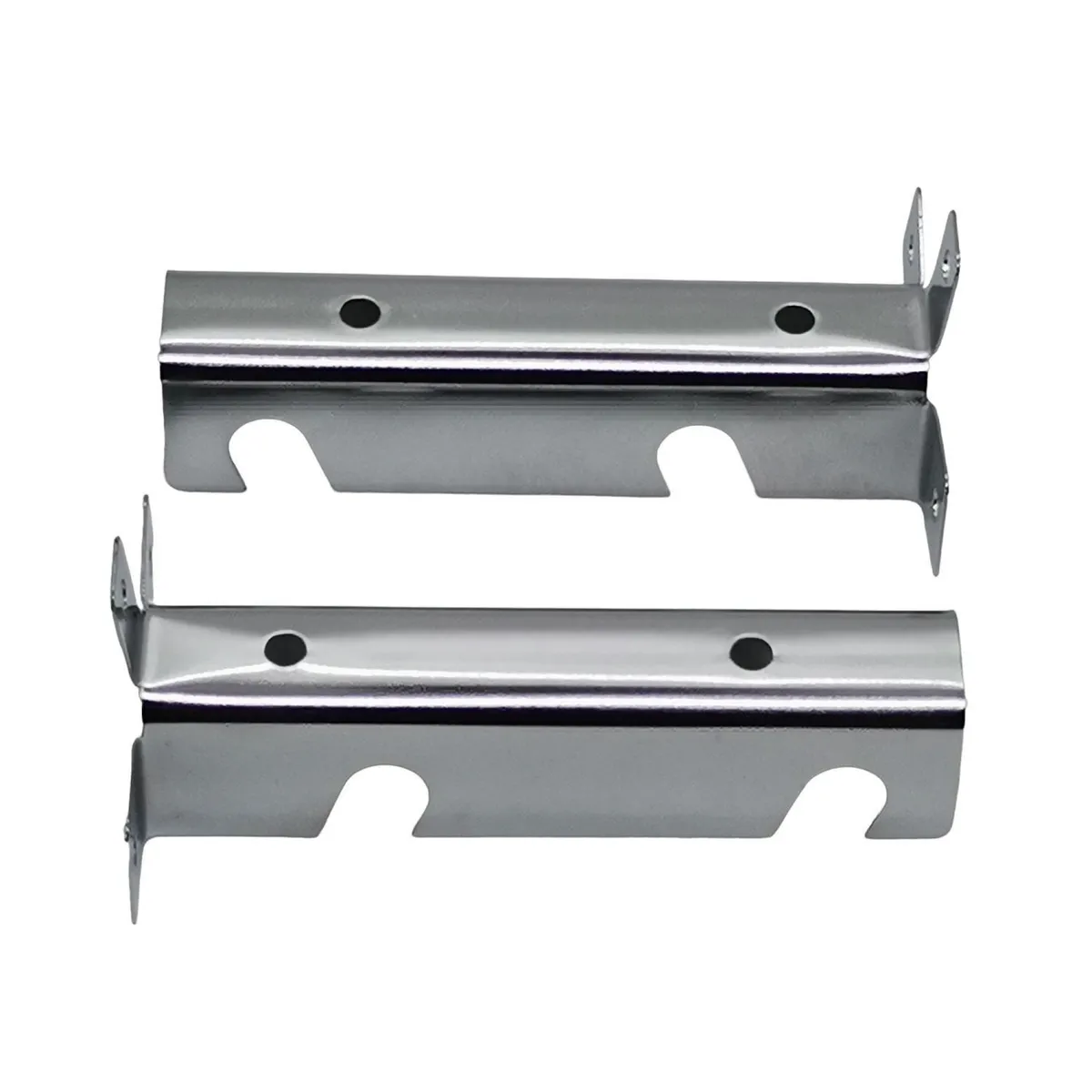 METALHSA - Soporte doble Muro cromado 16mm (2un)