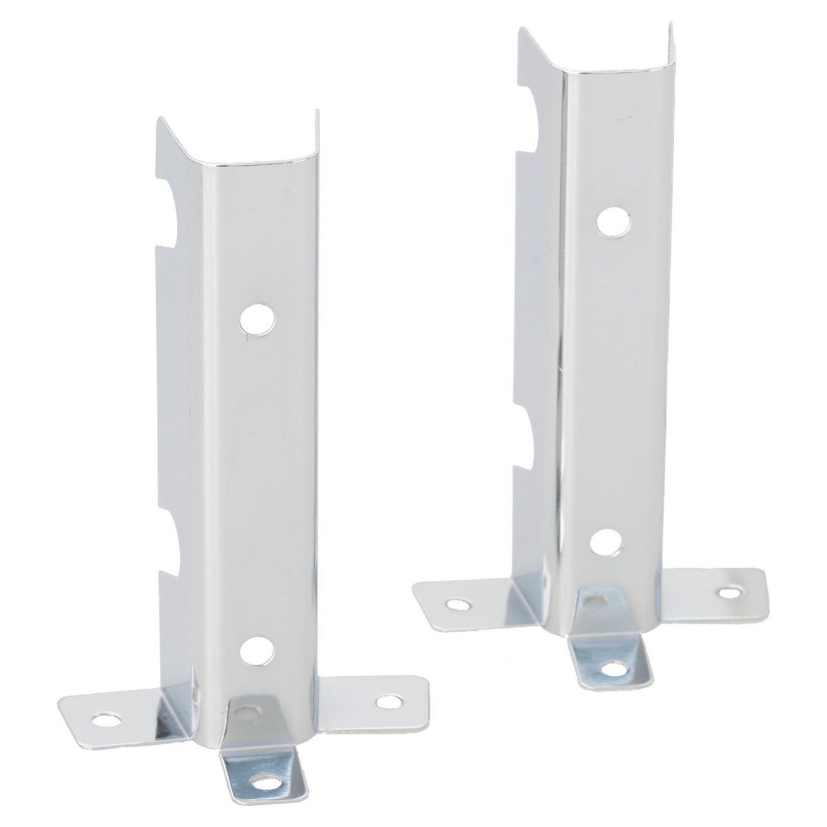 METALHSA - Soporte doble Muro cromado 12mm (2un)