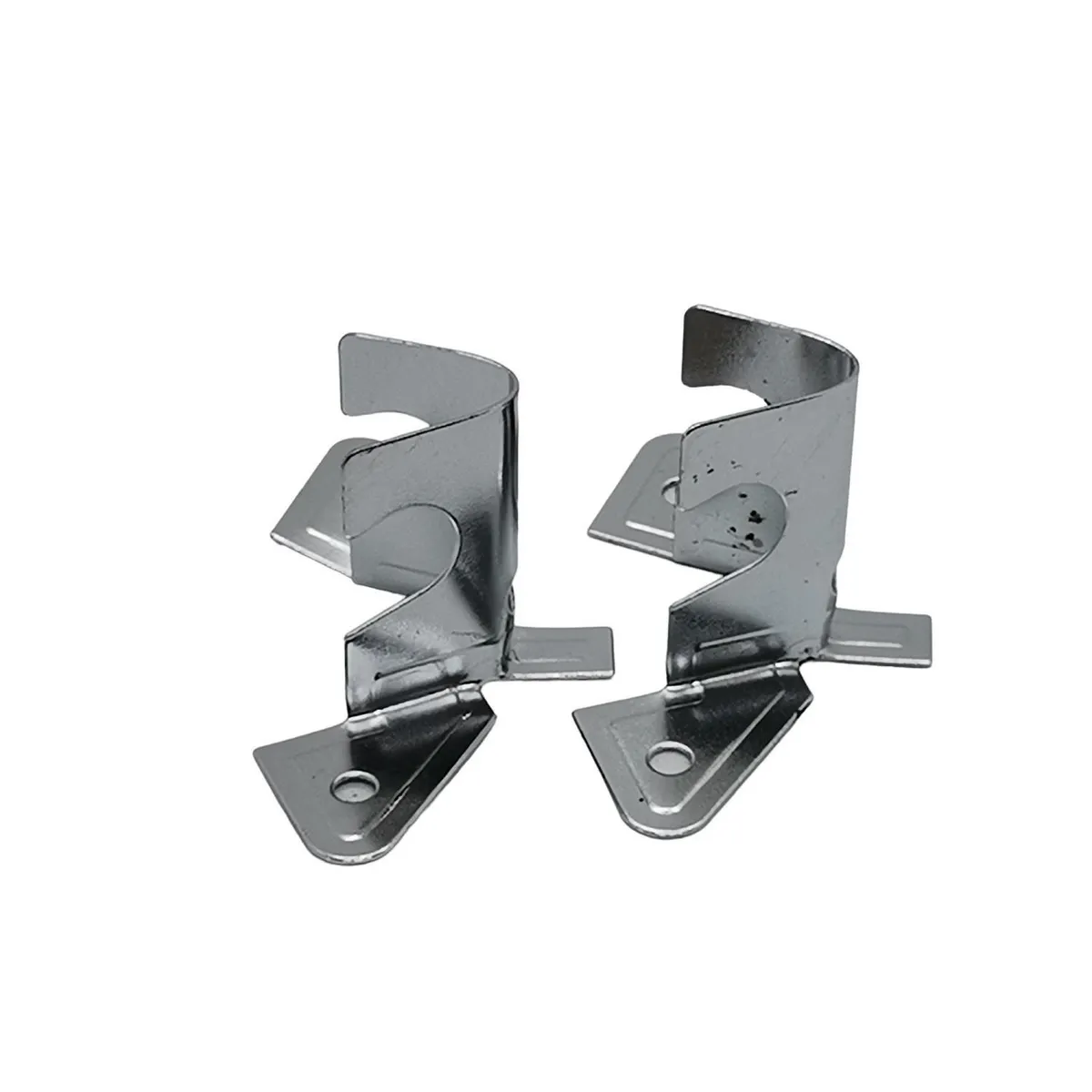 METALHSA - Soporte simple Techo cromado 12mm (2un)