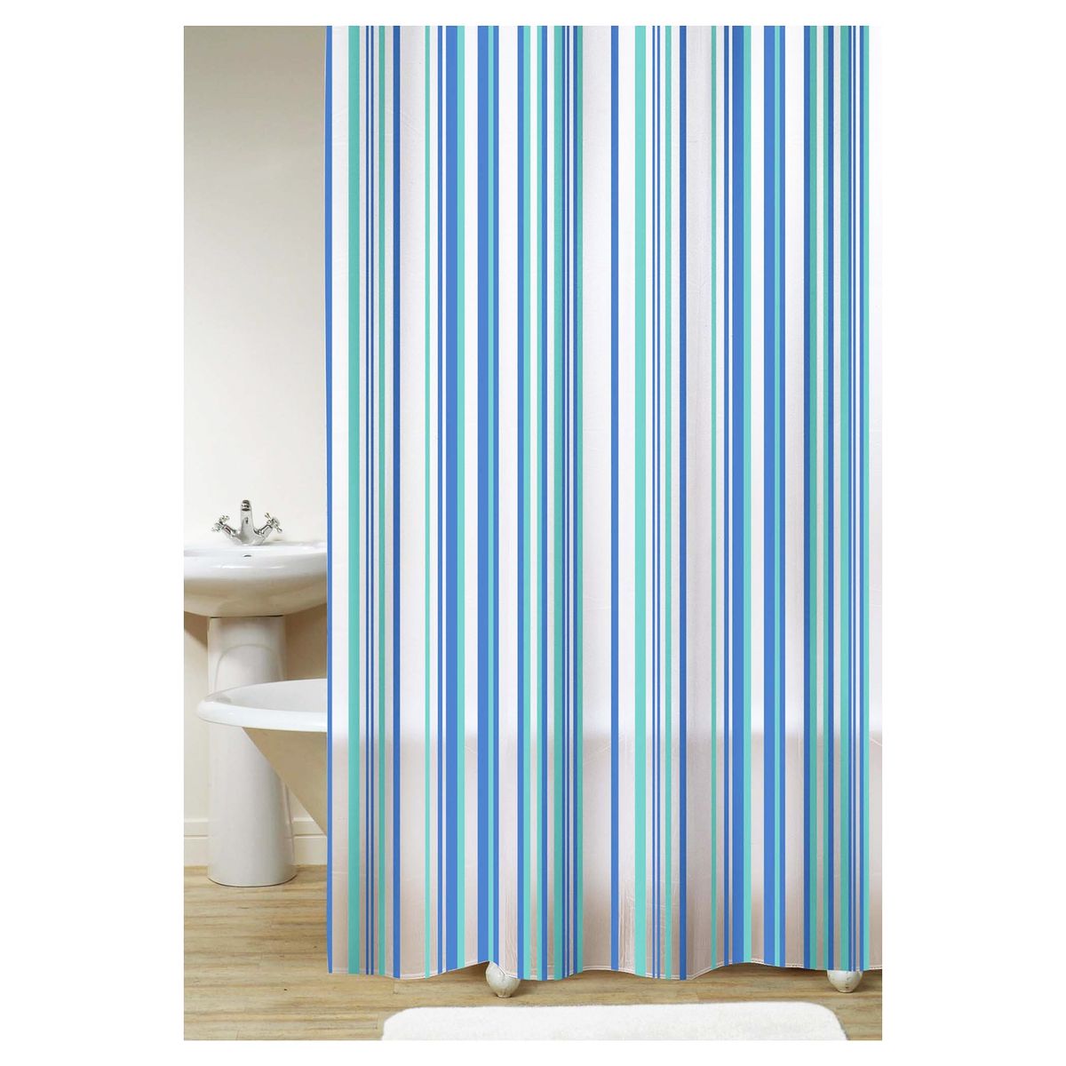 JUST HOME COLLECTION - Cortina de Baño PVC 178x180cm