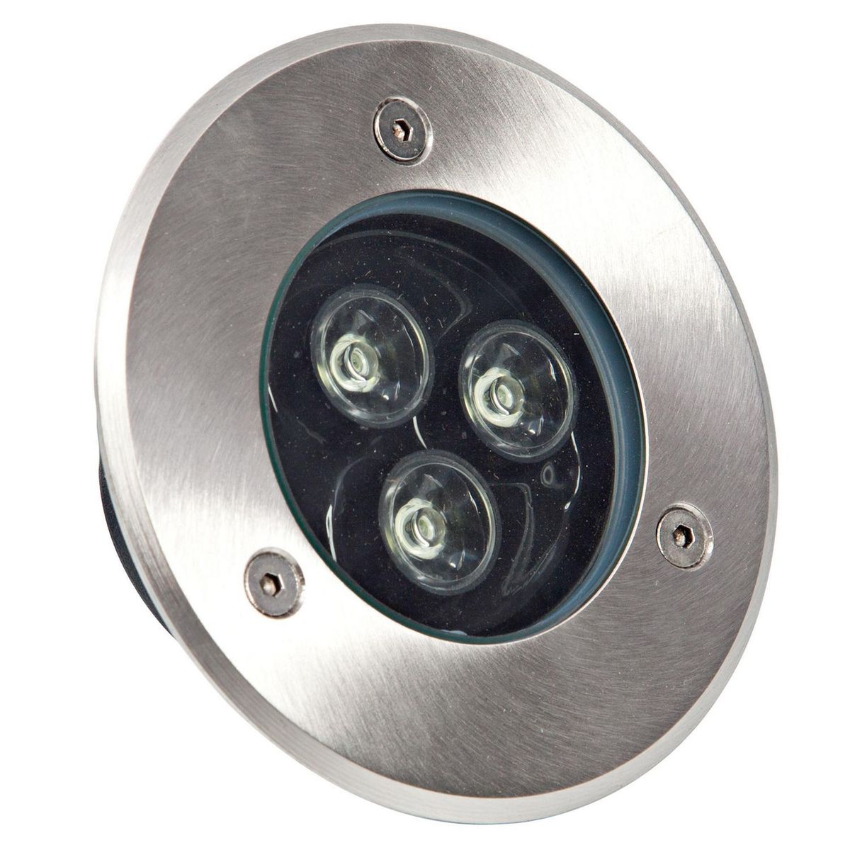 LIGHTECH - Spot Exterior Piso Led 3W 250lm IP65 Luz Intermedia 12cm