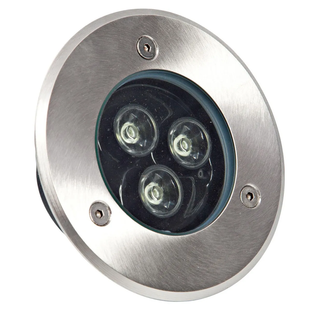 LIGHTECH - Spot Exterior Piso Led 3W 250lm IP65 Luz Intermedia 12cm