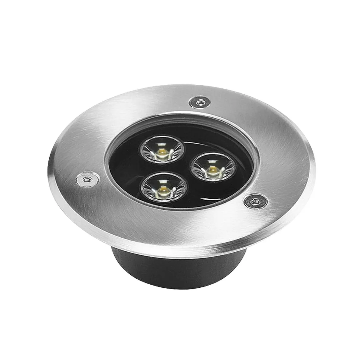 LIGHTECH - Spot Exterior Piso Led 3W 250lm IP65 Luz Intermedia 12cm
