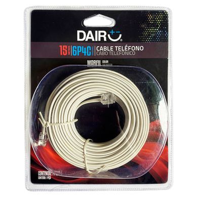 Cable Plano de Telfono 15 m