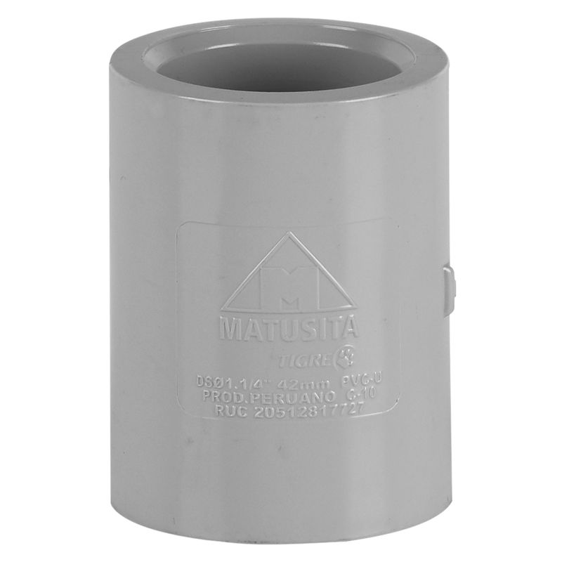 MATUSITA TIGRE - Unión PVC 1 1/4" SP