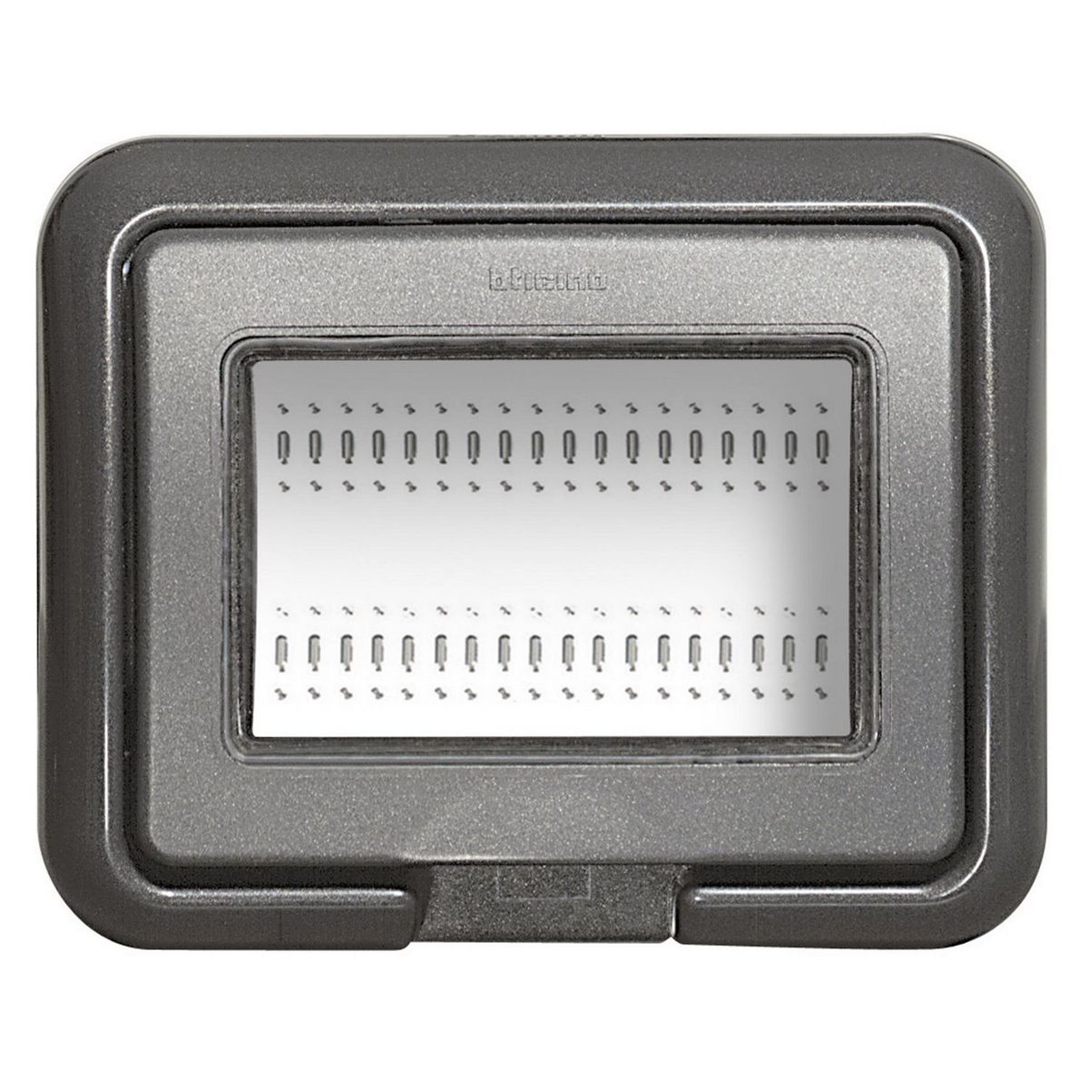 BTICINO - Cubierta Idrobox Living Light Negro