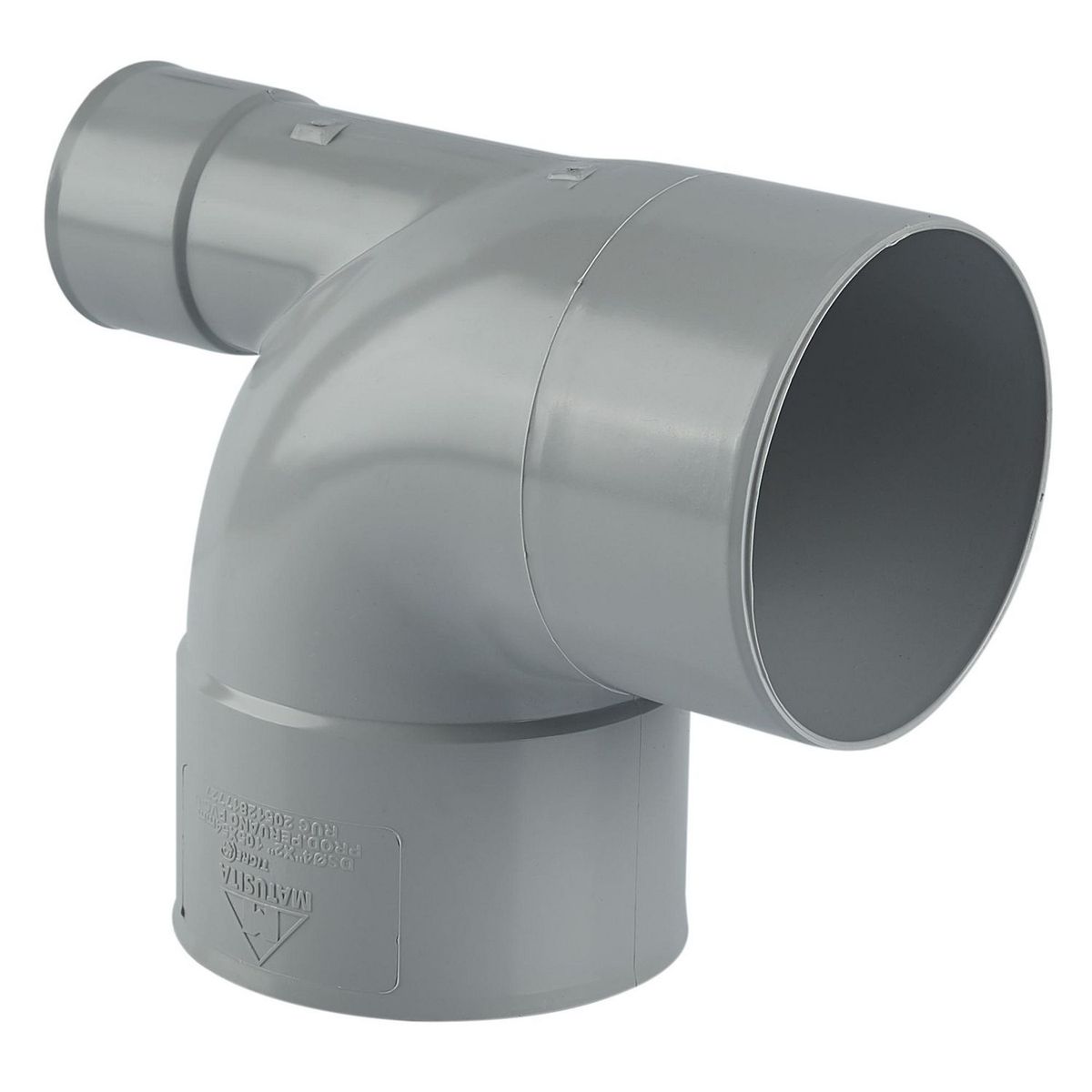 MATUSITA TIGRE - Codo Ventilación PVC 90° 4" a 2" SP Desagüe