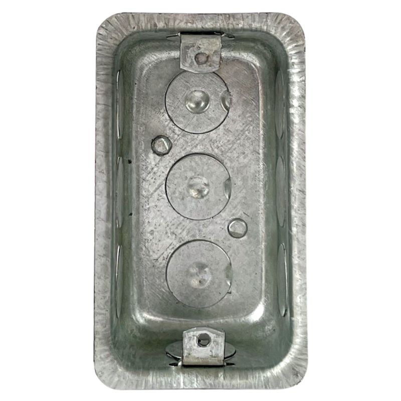 JORMEN - Caja de paso rectangular 5x10x4.5cm liviana Jormen Acero