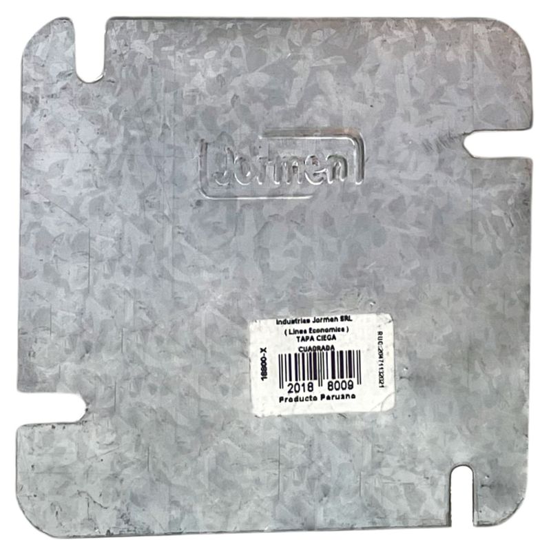 JORMEN - Tapa Ciega Cuadrada Pesada