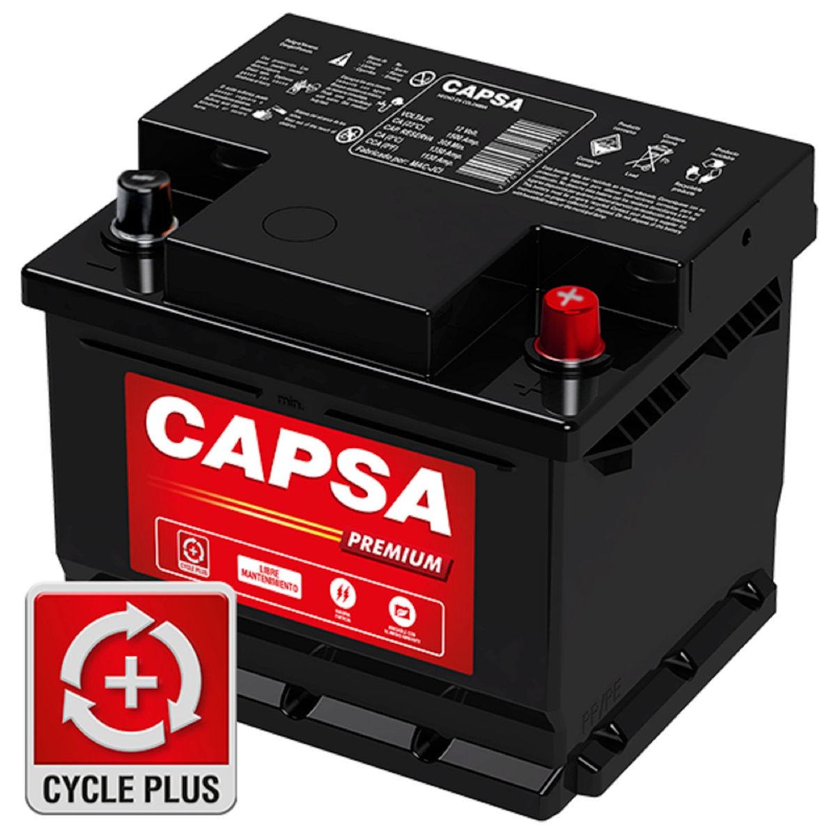 CAPSA - Bateria  36I 700 | 300 Amp | 7 Placas (7Lbi)