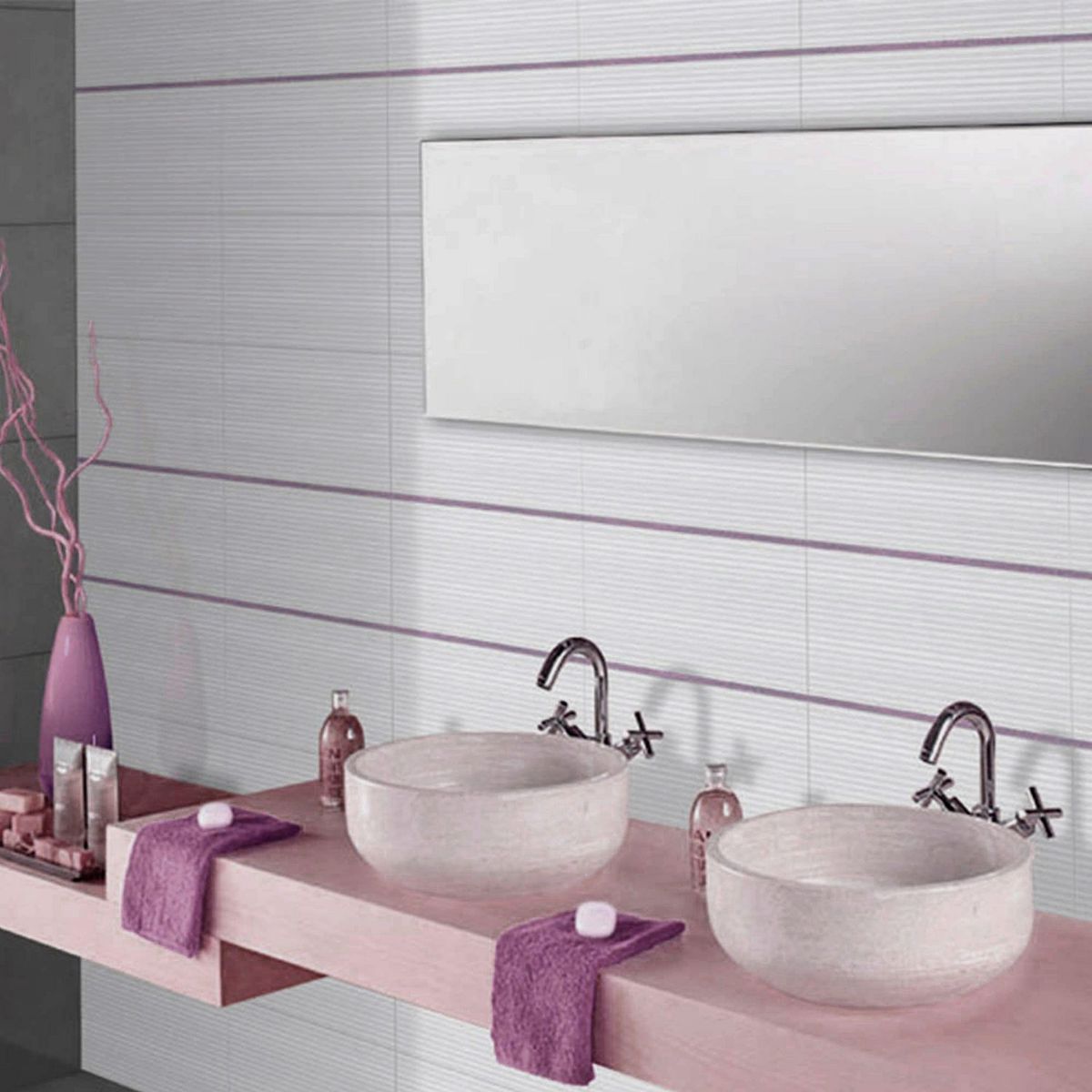 KANTU - Lápiz Vidrio Lila 39.4x1cm