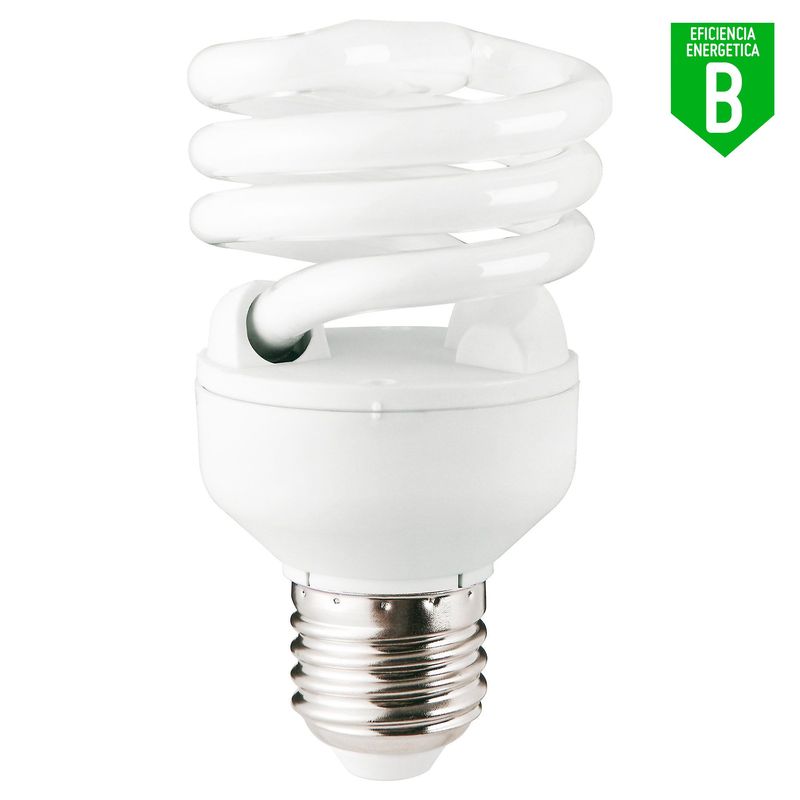 DAIRU - Foco Ahorrador Espiral 20W E27 Luz Blanca