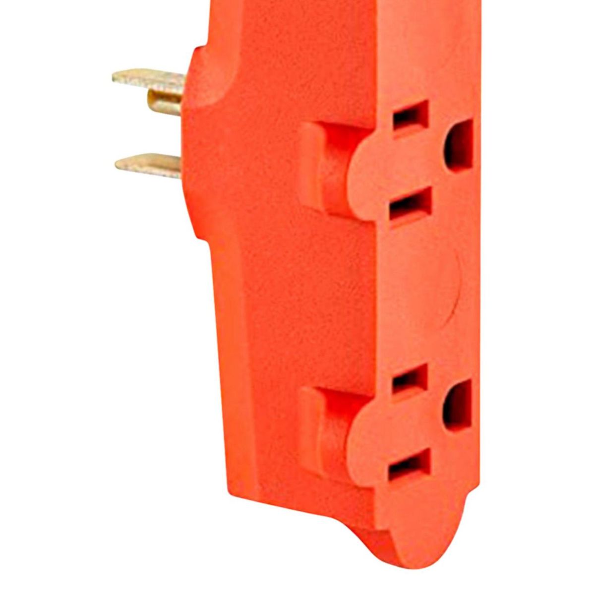 LEVITON - Adaptador con L/T Naranja 15A 1 a 3 Salidas