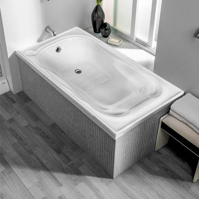 Tina de Bao Rectangular Relax 150x80cm Blanca