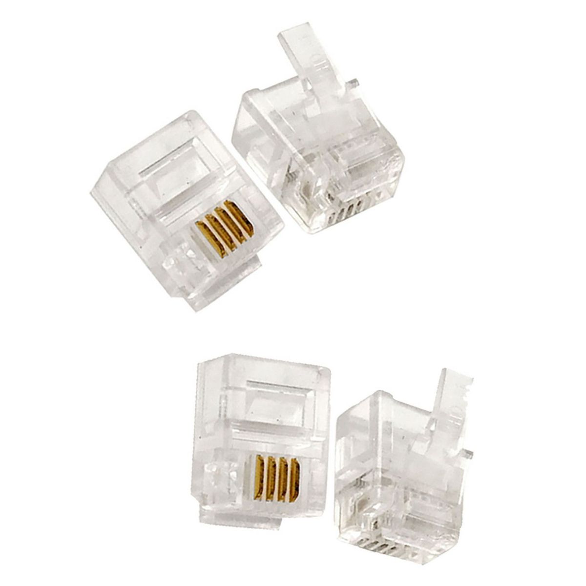 DAIRU - Conectores RJ11 x 4 Und