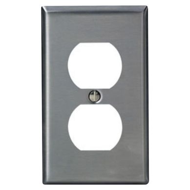 Placa Doble Plomo Leviton