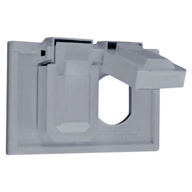 Placa Doble Hermetica Horizontal Plomo