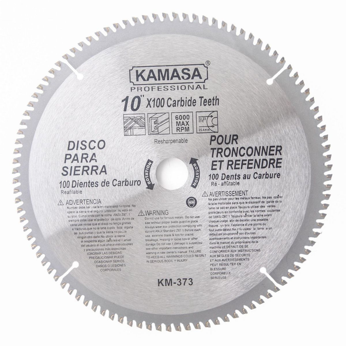 MAJOR - Disco Sierra para Alumino 10" Major