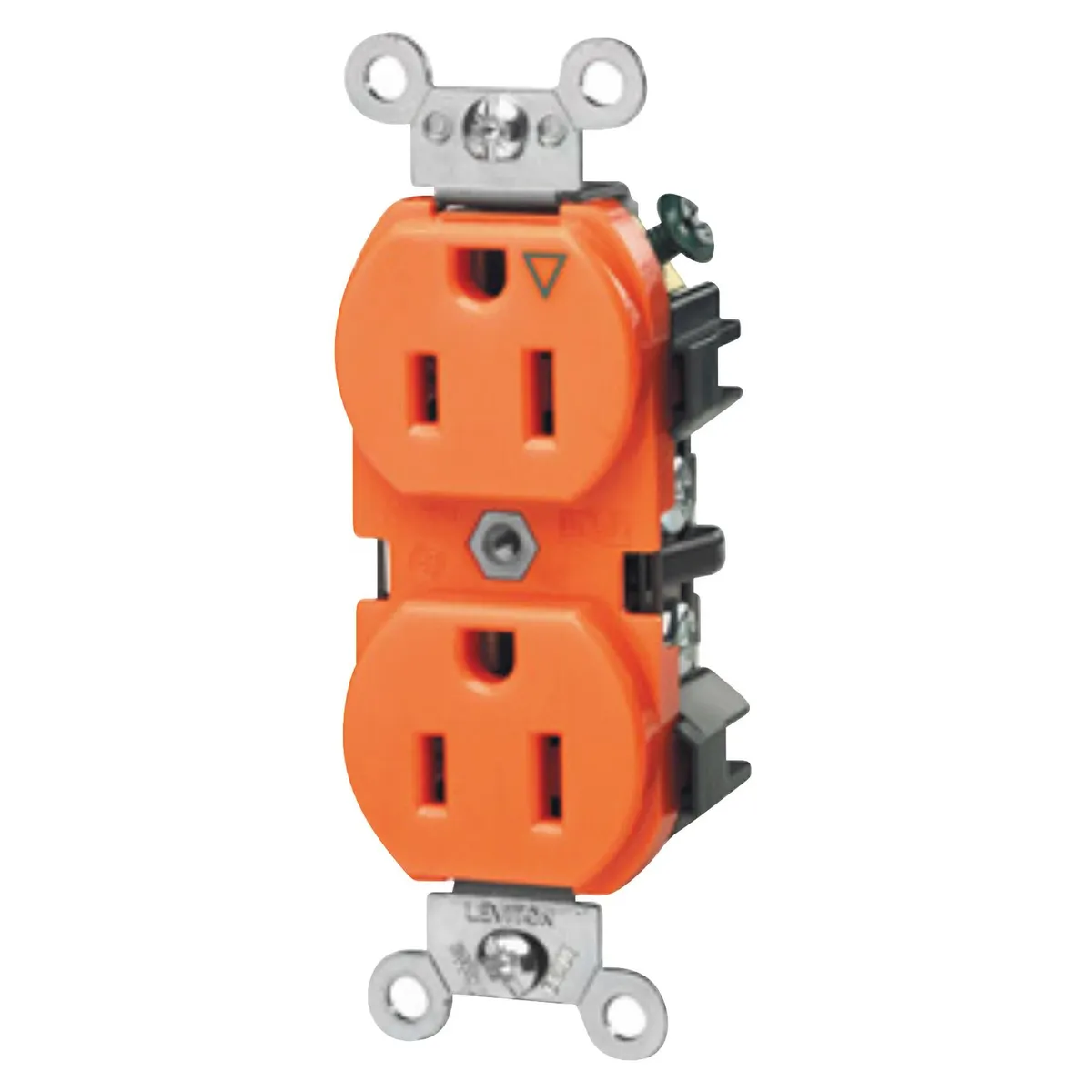 LEVITON - Tomacorriente Leviton doble Empotrable P/T
