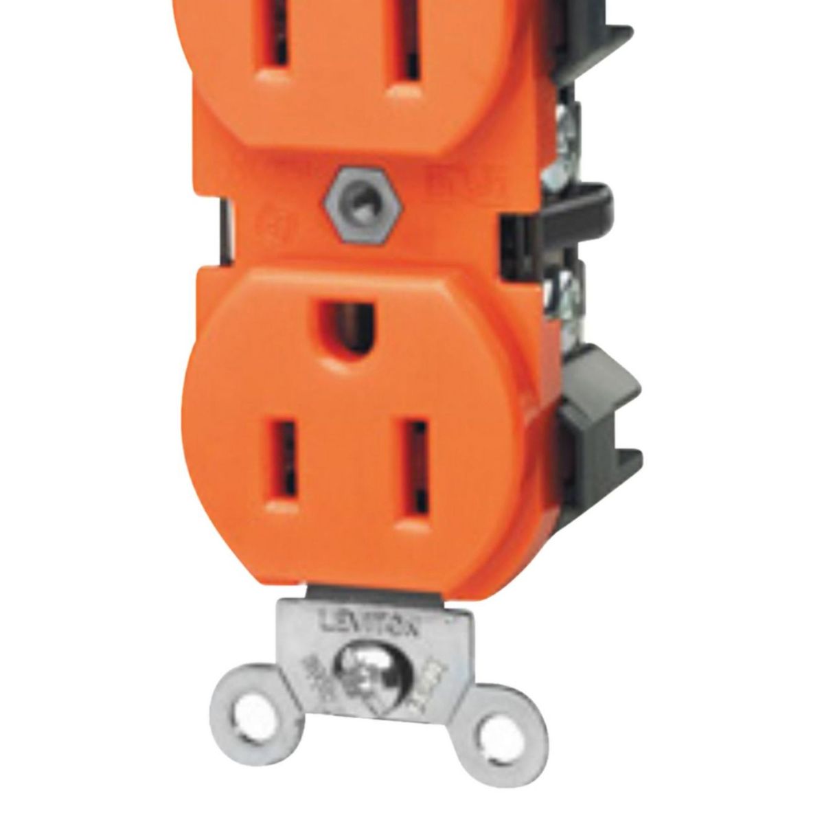 LEVITON - Tomacorriente Leviton doble Empotrable P/T