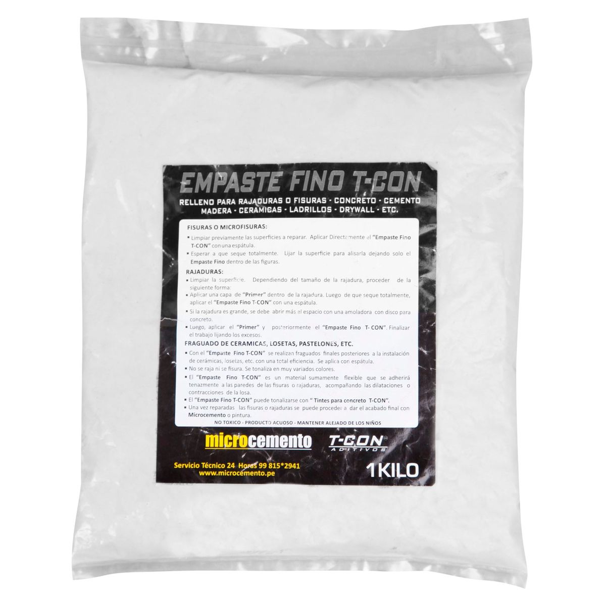 TCON - Empaste Fino T-con 1 Kg