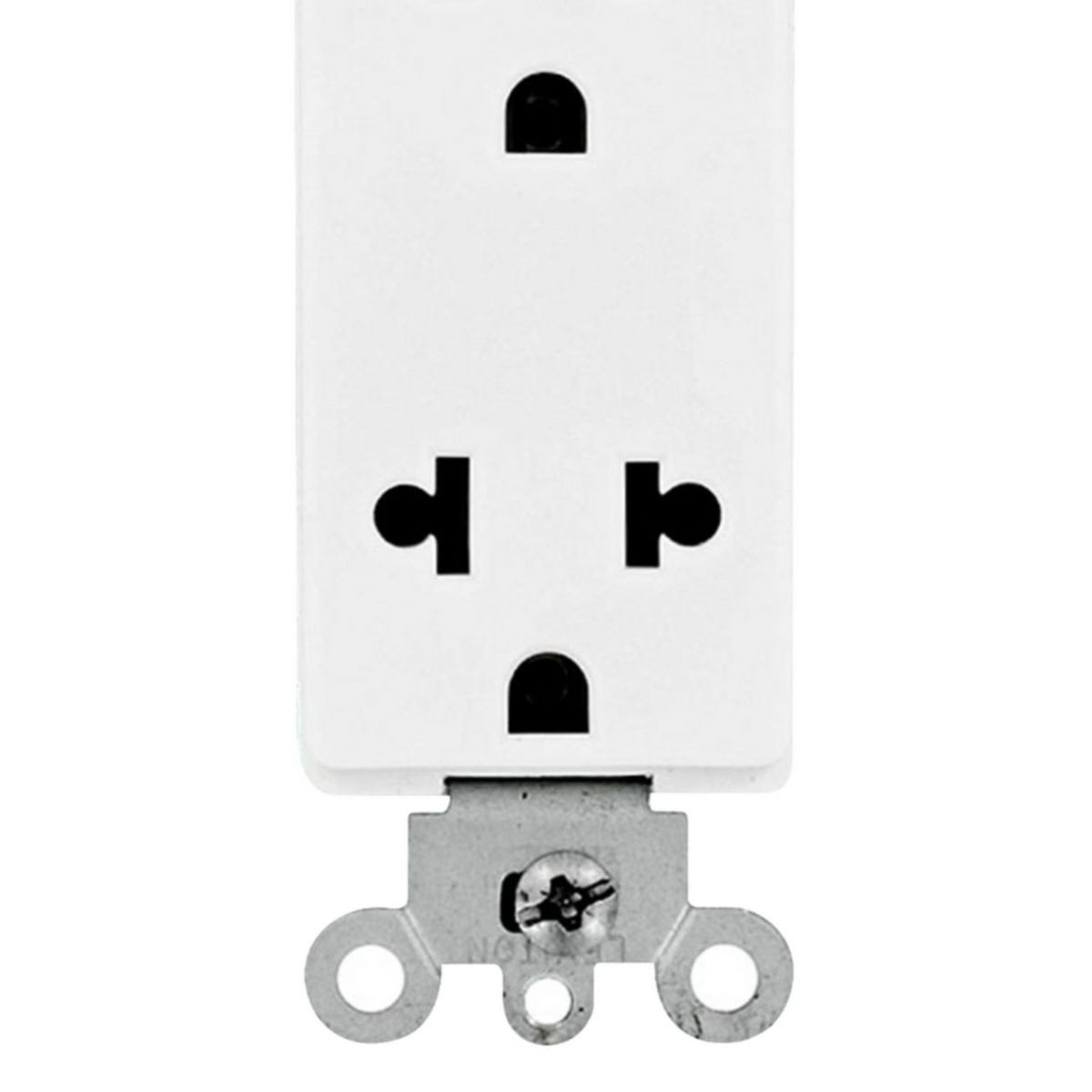 LEVITON - Tomacorriente Leviton doble Empotrable Decora Blanco