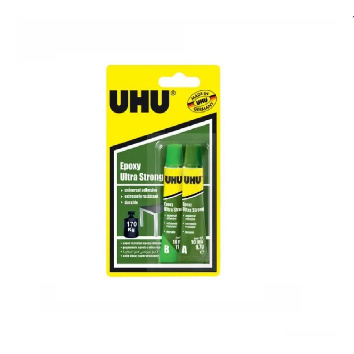 UHU - Adhesivo Epóxico Ultrafuerte Uhu 2x10ML
