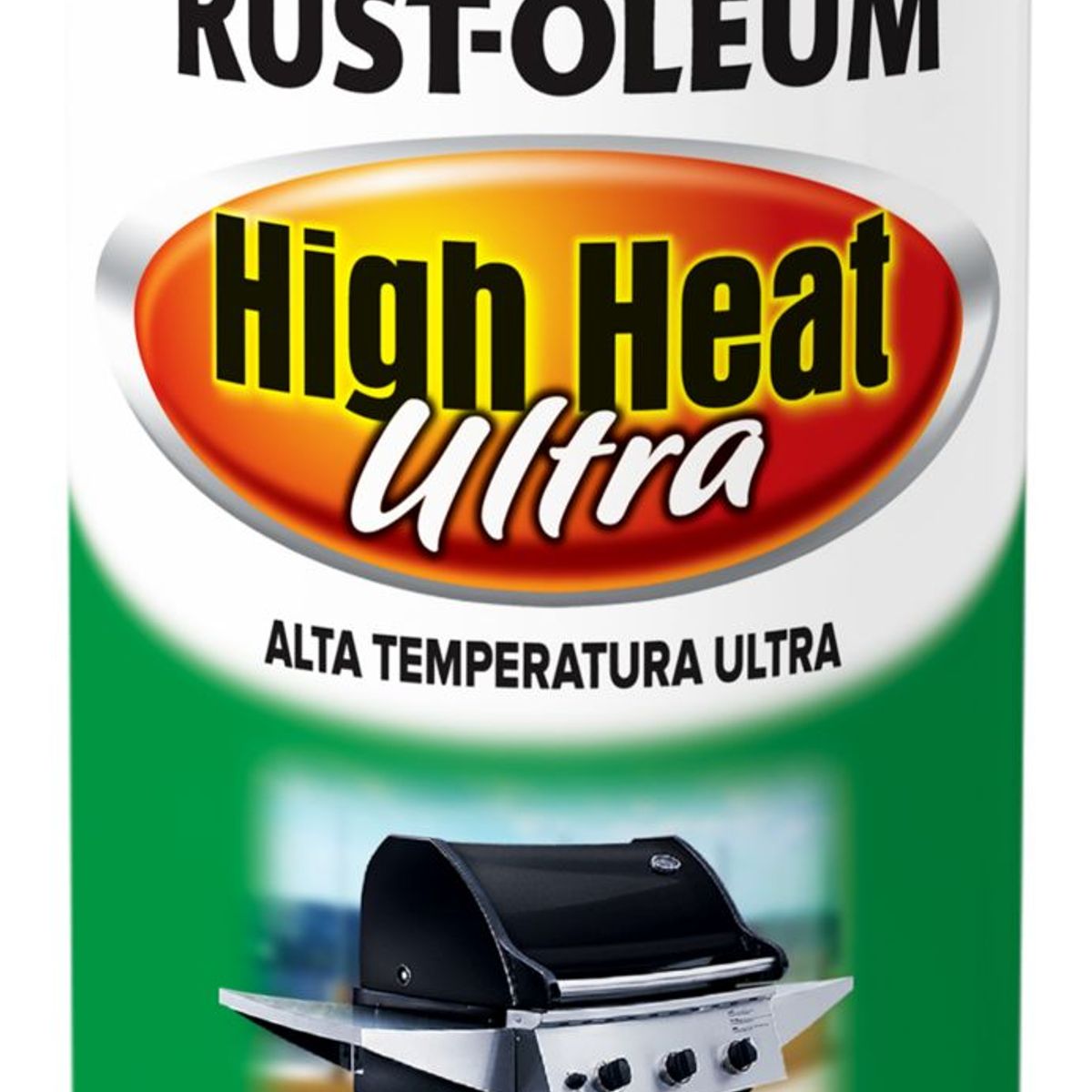RUST OLEUM - Aerosol Alta Temperatura Negro Brillante 340 Gr.