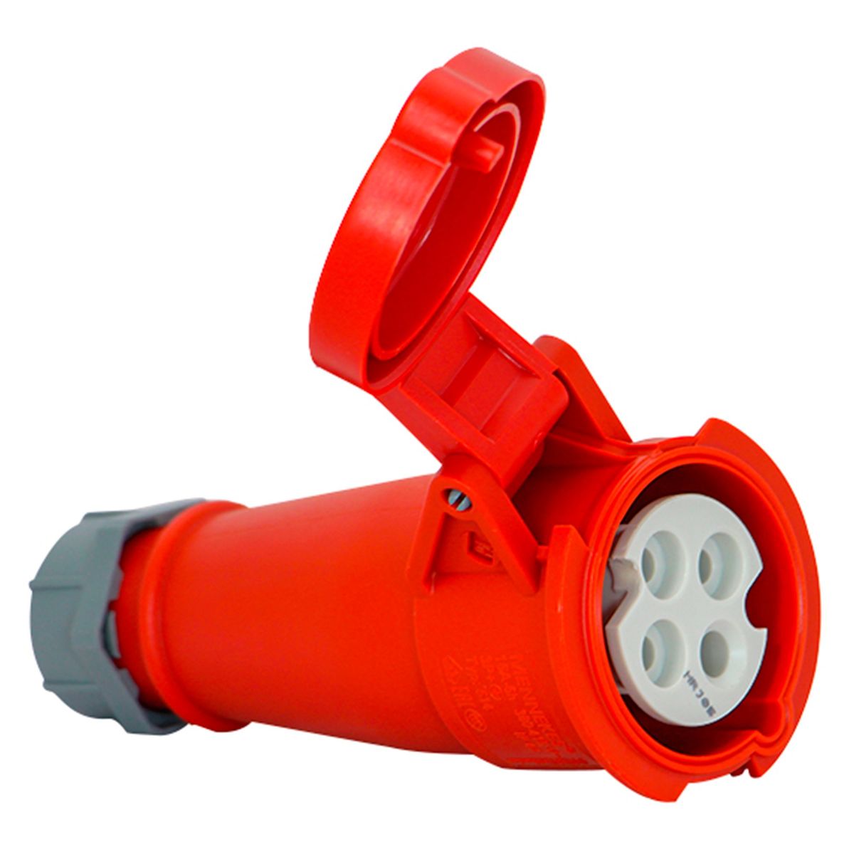 MENNEKES - Toma Aereo 16AMP 3P+T 415V Rojo 6H IP44