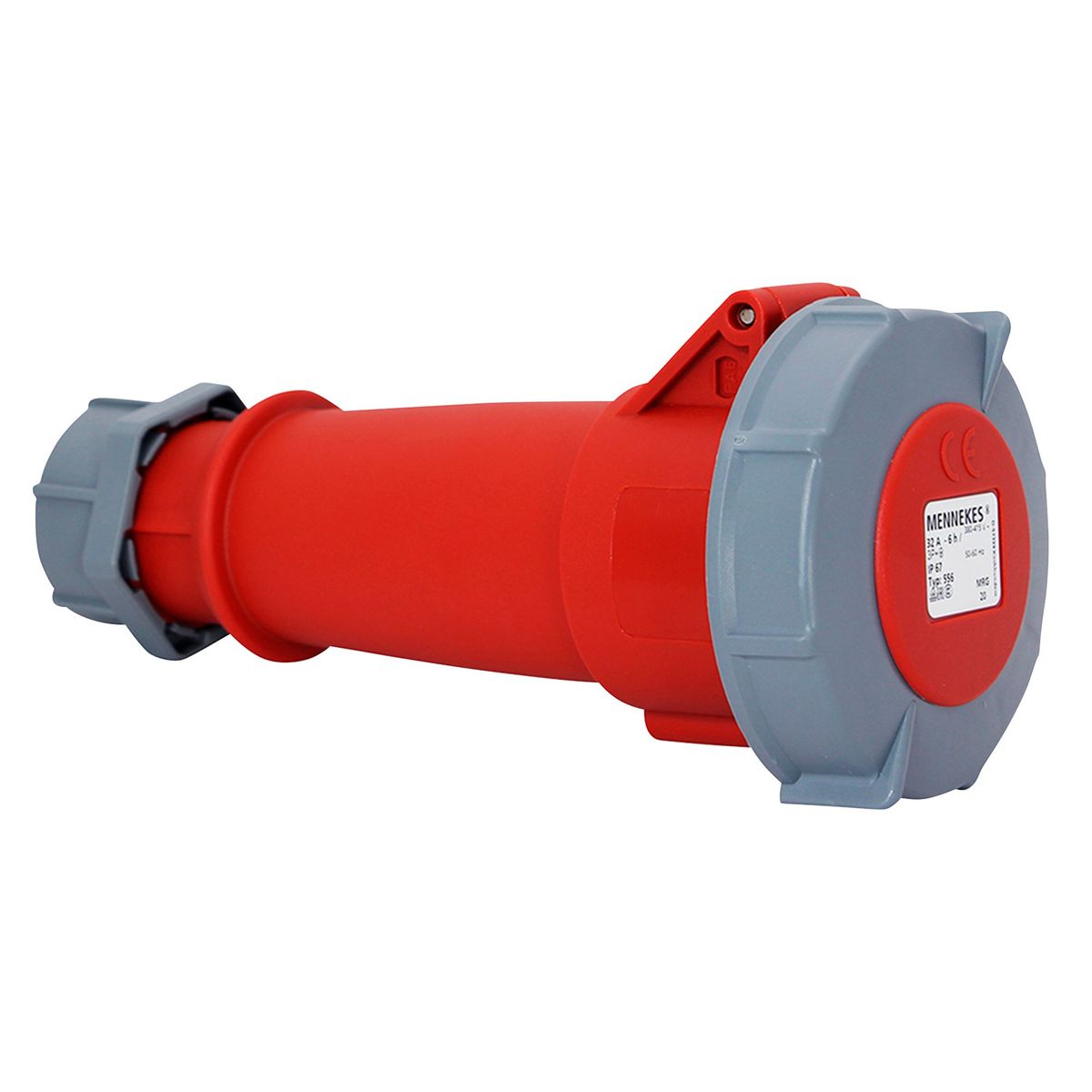 MENNEKES - Toma Aereo 32AMP 3P+T 415V Rojo 6H IP67