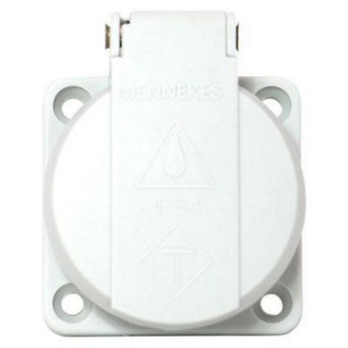Toma Empotrable Schuko Gris 16AMP 2P+T 250V IP54