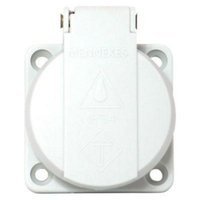 Toma Empotrable Schuko Gris 16AMP 2P+T 250V IP54