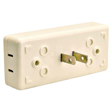 Tomacorriente Universal 4 Tomas PVC 10A 220V