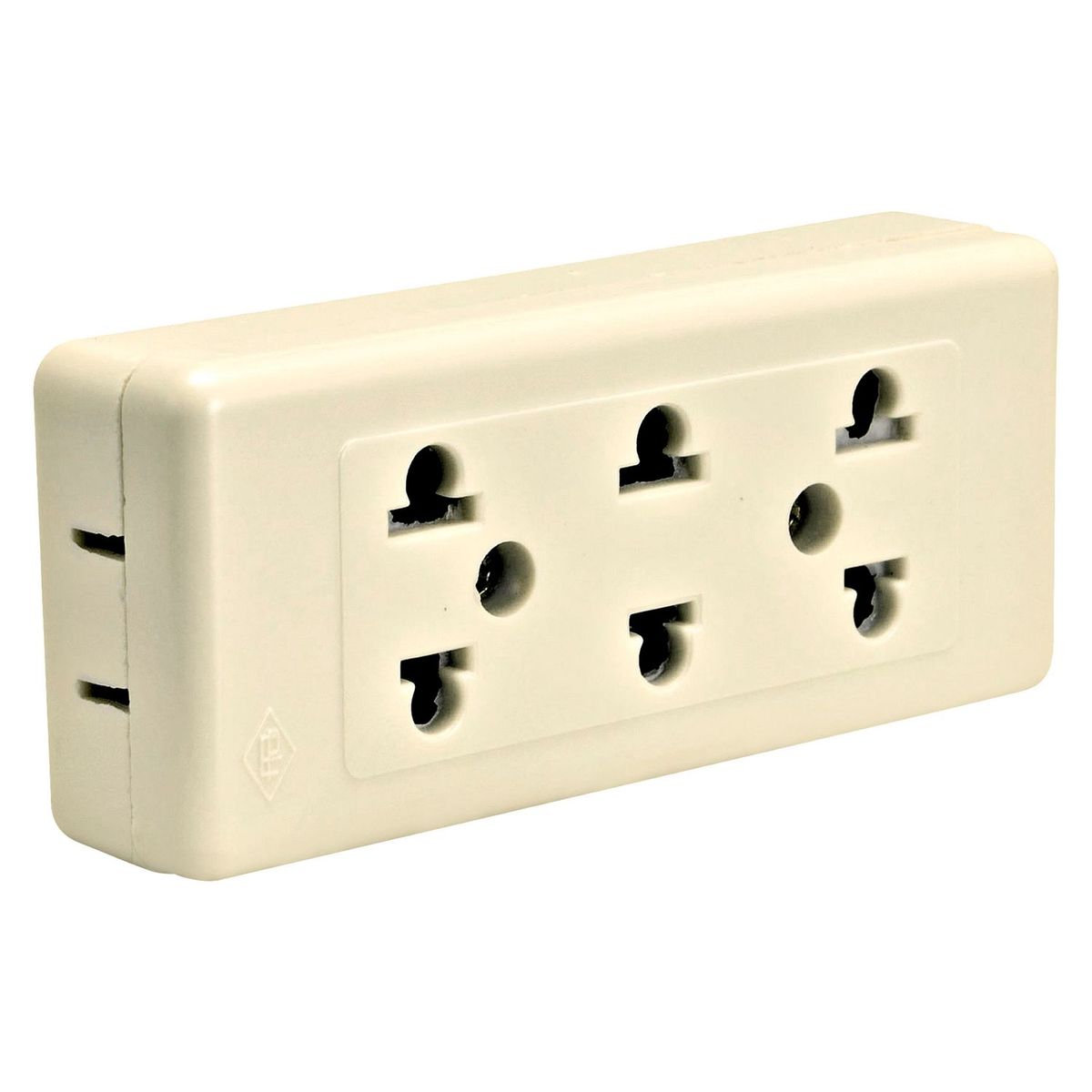 EPEM - Tomacorriente Universal 4 Tomas PVC 10A 220V