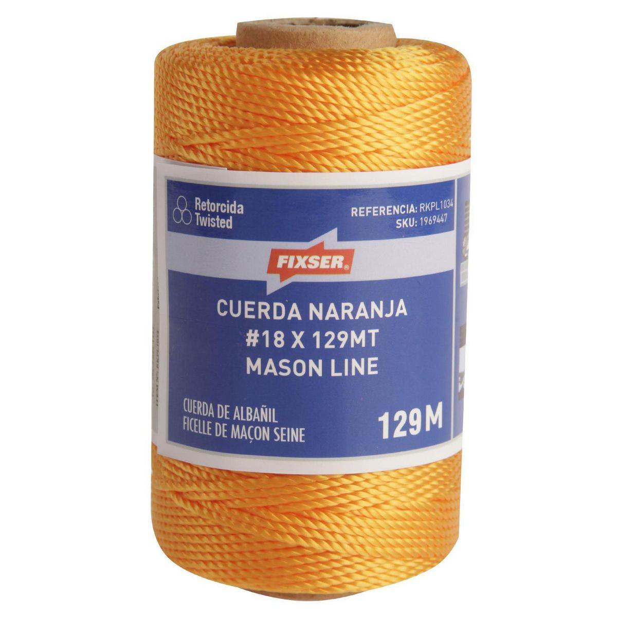 FIXSER - Cuerda Naranja N° 18 x 129 m.