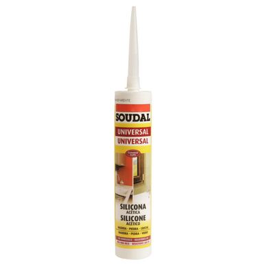 Silicona Transparente Soudal multiuso 280 ml