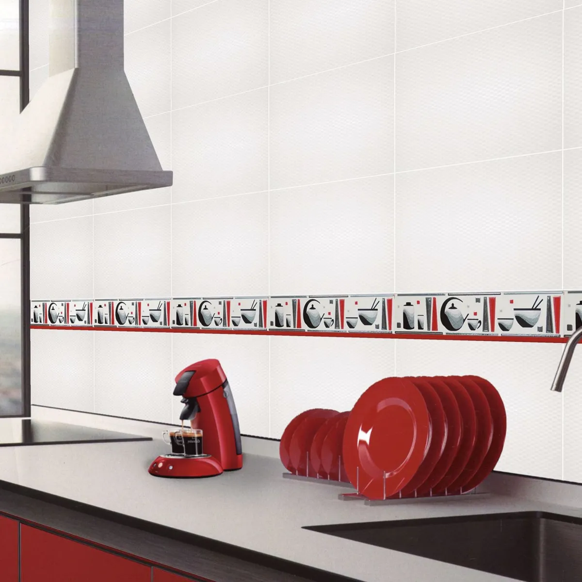 Ceramica Blanco Liso 25x40cm 1.5m2, marca HOLZTEK - Foto 2
